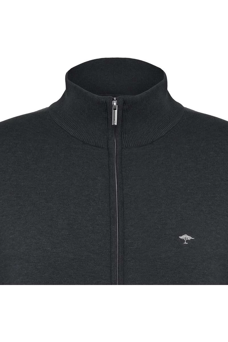 Fynch-Hatton Casual Fit CardiganZip Anthrazit 2 Fynch-Hatton Casual Fit CardiganZip Anthrazit – Bild 2