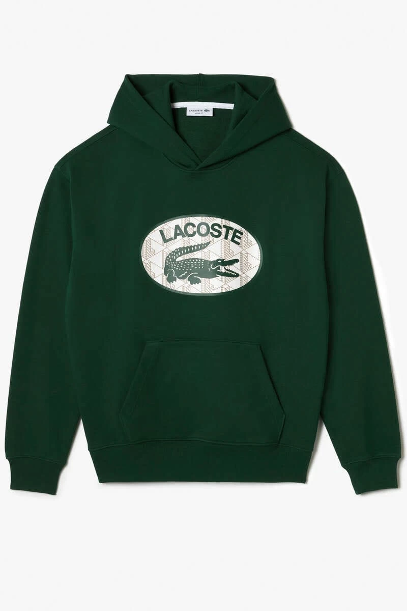 Lacoste Kapuzen Sweatshirtdunkelgrün 4 Lacoste Kapuzen Sweatshirtdunkelgrün – Bild 4