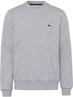 Lacoste Classic Fit Sweatshirt Rundhals Hellgrau