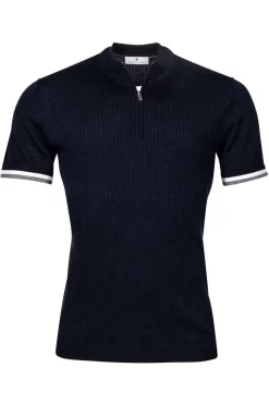 Thomas Maine Tailored Fit TroyerZip Navy