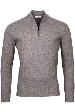 Thomas Maine Tailored Fit TroyerZip Grau