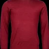 Thomas Maine Regular Fit Sweatshirt Rundhals Rot