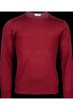 Thomas Maine Regular Fit Sweatshirt Rundhals Rot